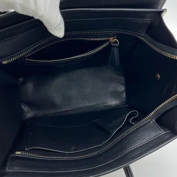 Authentic Celine Tricolors micro luggage tote - Picture 8 of 14